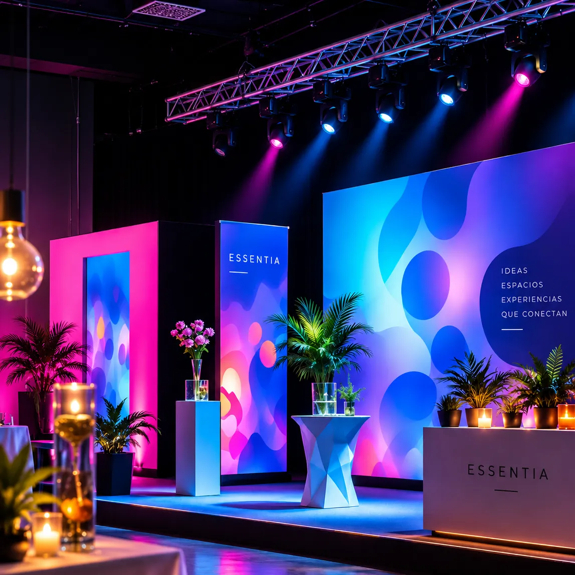 El impacto de una escenografía bien diseñada en eventos corporativos